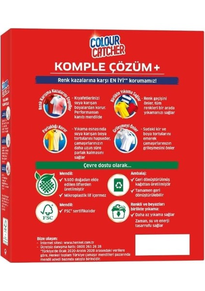 K2R Renk Koruyucu Mendil 22'li