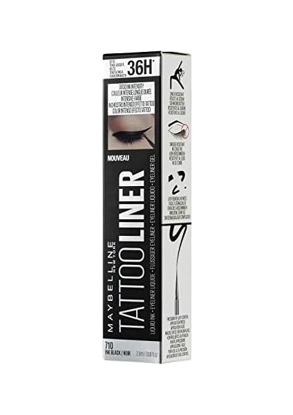 Maybelline New York Tattoo Liner Likit Eyeliner - Siyah modelleri