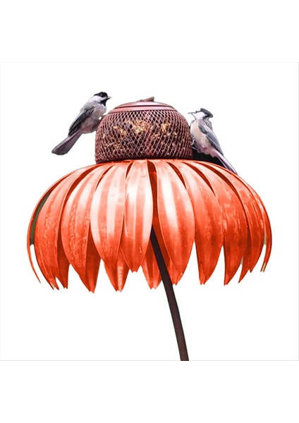 Besleyici Şişe Stand Açık Bahçe Çiçek Şeklinde Kuş Besleyici (Yurt Dışından)