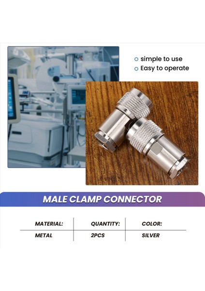 2 PCS N Tip Erkek Kelepçe RG8 LMR400 RG165 RG213 7D-FB RF Koaksiyel Konnektör (Yurt Dışından)
