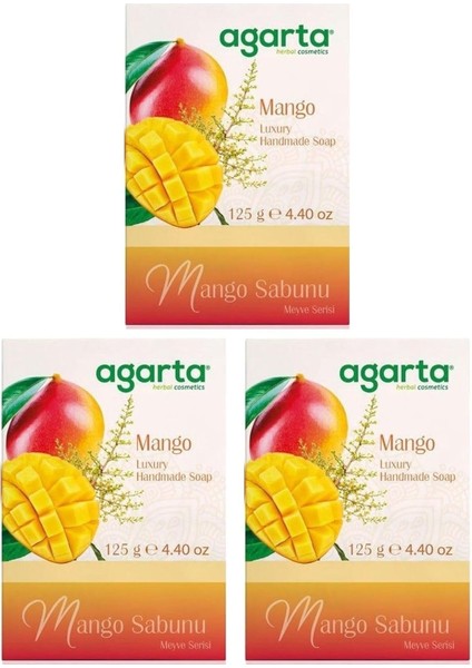 Doğal Mango Sabunu 125 gr x 3 Adet