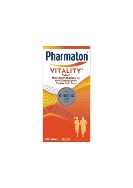 Pharmaton Vitality 30 Tablet