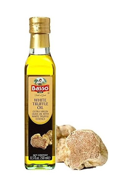 Basso White Truffle Olive Oil 250 Ml, Beyaz Trüf Aromalı Zeytinyağı, Italyan Zeytinyağı modelleri
