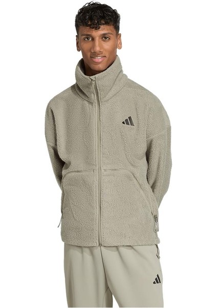 Erkek Yeşil Ceket M CT FLEECE FZ KB1199