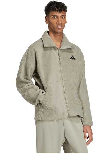 Erkek Yeşil Ceket M CT FLEECE FZ KB1199