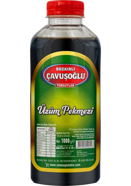 Abdurrahman Tatlıcı Çavuşoğlu Pekmez 1000G