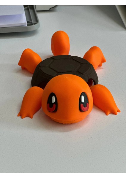 Sevimli Kaplumbağa Bardak Altlığı-Squırtle Pokemon-Turuncu fırsatları