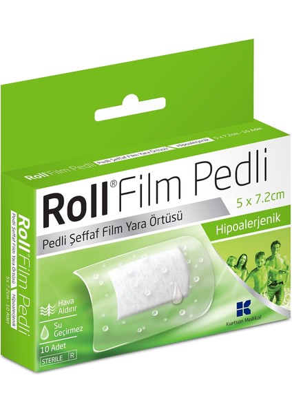 Roll 130801 Film Pedlı 5 x 7.2 cm 10 Lu