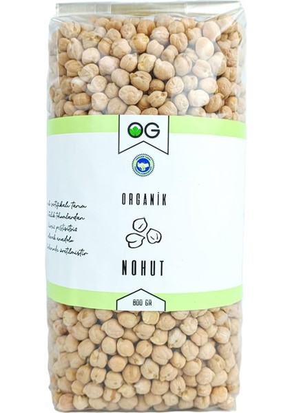 Og Organik Nohut 800 gr