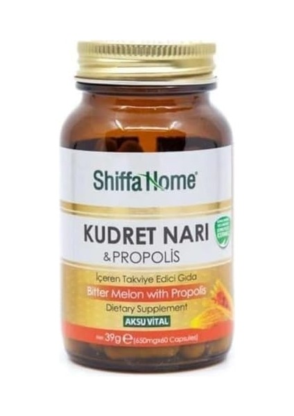 Shiffahome Shiffa Home Kudret Narı Propolisli Kapsül 1 Paket (1 x 1 Adet)