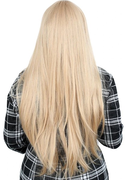 Fiber Sentetik Uzun Düz Kahküllü Peruk - Balköpüğü indirimleri