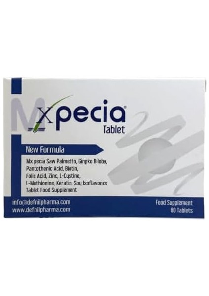 Xpecia Men Original-Vitaminler Biotin Saw Palmetto Saç Dökülmesi Engelleyici Dht Saç Büyümesi, 1 x 60 Adet fiyatları