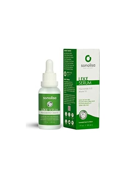 Sonolisa Anti Blemish Leke Karşıtı Serum %10 Niacinamide %1 Arbutin 30 ml