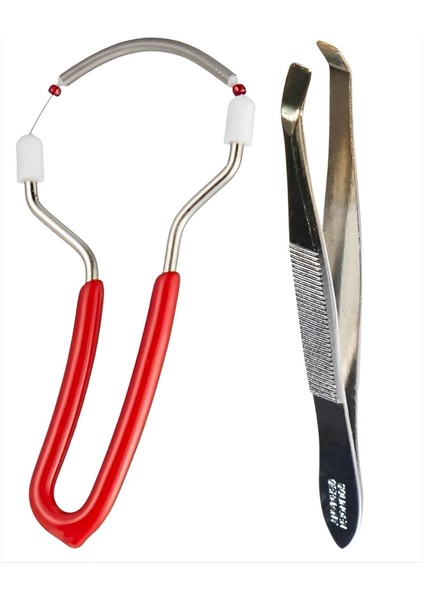 Mta Hıgh-Tech Yaylı Manuel Epilatör & Cımbız – Dudak Üstü, Çene, Yanak ve Kaş Bölgesi Ince Tüy Temizleyici – Acısız, Hijyenik, Taşınabilir Kadın Yüz Epilasyon Aleti 2 Li Set