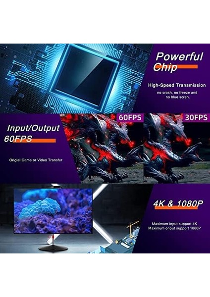 Type C Video Capture Yakalama Kartı Uçlu HDMI To Type-C Pc Bilgisayar Video Yakalama (Hdmı Aktarma Için Kullanılmaz) fiyatları