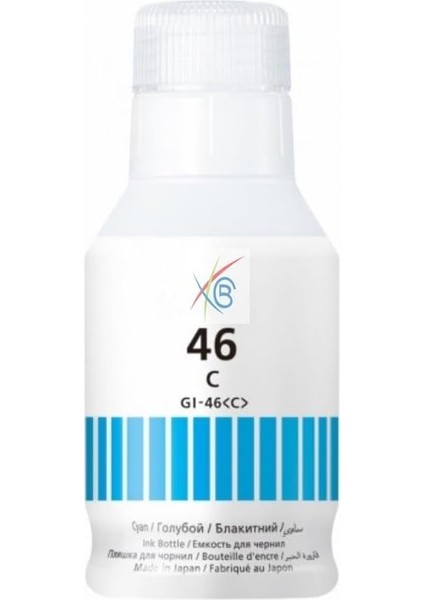 Canon Uyumlu Gı-46 Mavi Mürekkep