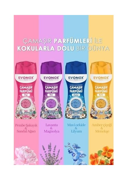 Evonox Clean Granül Çamaşır Parfümü & Çamaşır Yumuşatıcı (Tokyo)