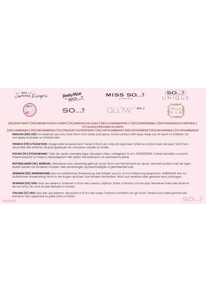 So…? Unique White Blossom Vücut Spreyi 150 ml