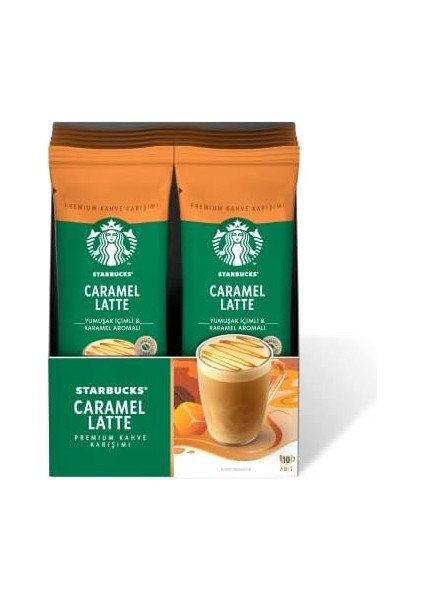 Starbucks Caramel Latte Premium Kahve Karışımı, 10X23 G fiyatları