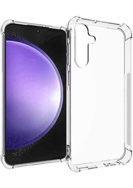 Kzy Iletişim Galaxy A25 Kapak Şeffaf Airbag Antishock Köşe Korumalı Silikon Kılıf