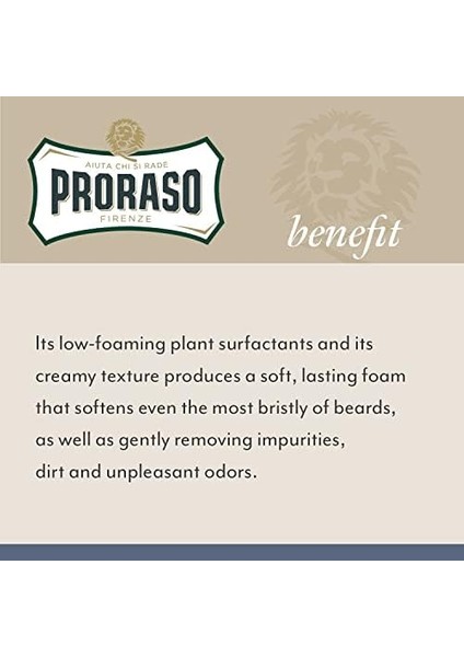 Proraso Cypress & Vetyver Sakal Şampuanı, Kirleri Gideren ve Etkili Bir Şekilde Temizleyen Erkek Sakal Bakımı Için Profesyonel Nemlendirici Şampuan, 200 ml (1'li Paket) fiyatları