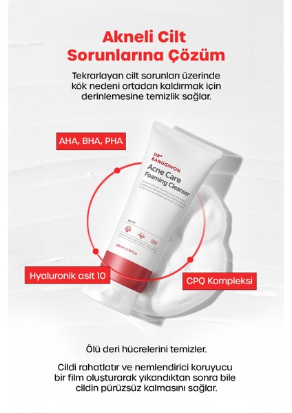 Akne Oluşumunu Engelleyen Bakım Köpüğü, Aha Bha Acne Care Foaming Cleanser 200 ml modelleri