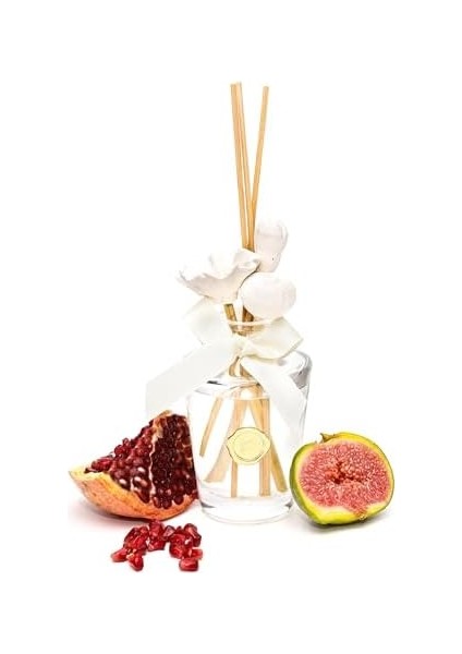 130 ml Seramik Taş Bambu Çubuklu Incir-Nar Oda Kokusu