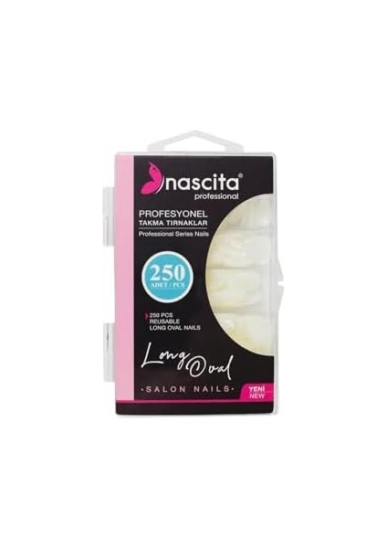 Nascita 250'LI Kutulu Long Oval Takma Tırnak - 171