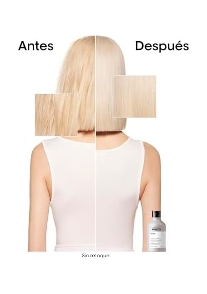 L'oréal Professionnel Paris Serie Expert Silver Çok Açık Sarı, Gri ve Beyaz Saçlar Için Renk Dengeleyici Mor Refill Şampuan 500 ml fiyatları