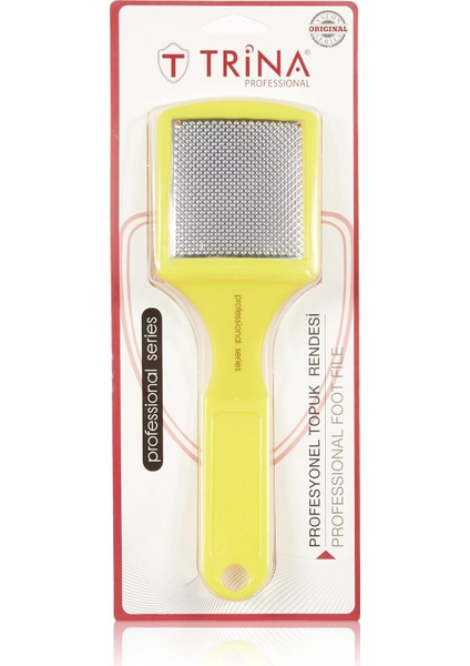 Trina Sarı Plastik Saplı Topuk Rendesi