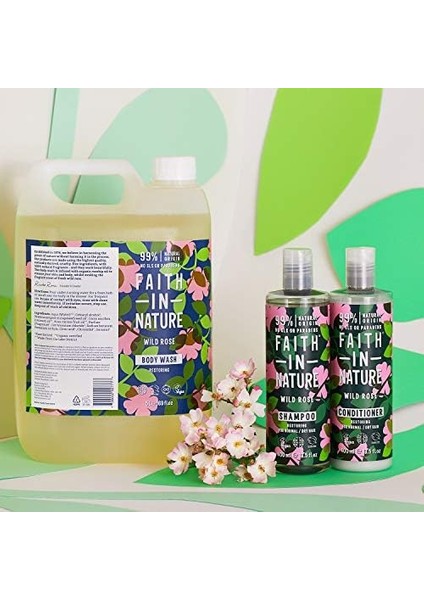 Faıth In Nature %99 Doğal Onarıcı Şampuan Normal & Kuruya Dönük Saçlar Için (Yabani Gül, 400 Ml) fiyatları