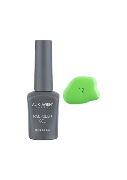Alıx Avıen Uv Kalıcı Neon Yeşil Jel Oje 12 - Gel Polish - 12 ml modelleri