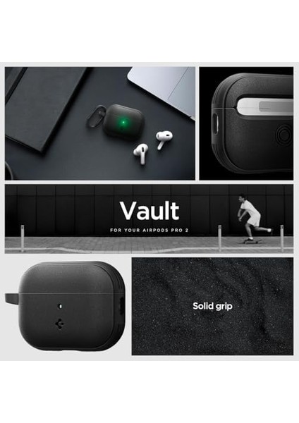 Airpods Pro (2.nesil) ile Uyumlu Kılıf Vault - ACS05423 modelleri