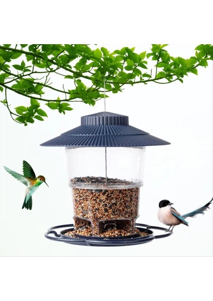 Açık bahçe için asılı kuş besleyici anti-squirrel kanca sinek kuşu besleyici kuş besleyici (Yurt Dışından)