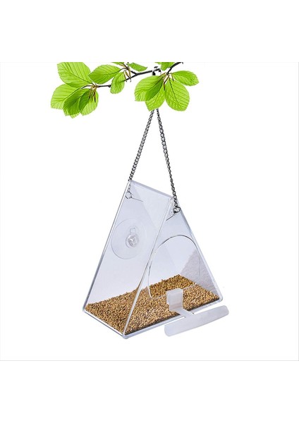 Kuş Besleyici Ayak Besleme Aracı Açık Kuş Besleyici Asma Fındık Besleme Çoklu Delik Dispanser Tutucu Gıda Konteyneri (Yurt Dışından)