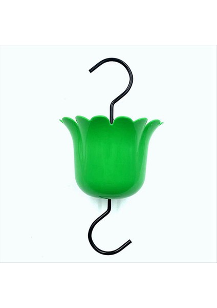 4 Pack Büyük Kapasiteli Su Besleyicisi Asma Hank ve Temizleme Fırçası (Yeşil) (Yurt Dışından)