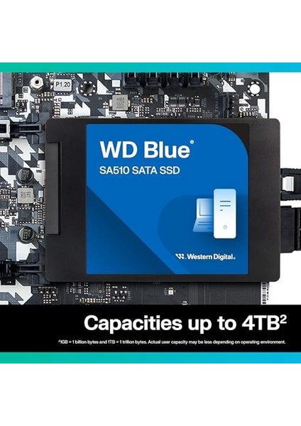 Digital Wd Blue SA510 250 GB Sata 2,5 Inç SSD 560 Mb/sn'ye Kadar Okuma Hızı. fiyatları