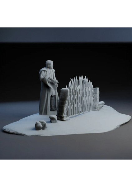 Galaktik Kapı Nöbeti: Obi-Wan Kenobi 3D Baskı Diorama modelleri