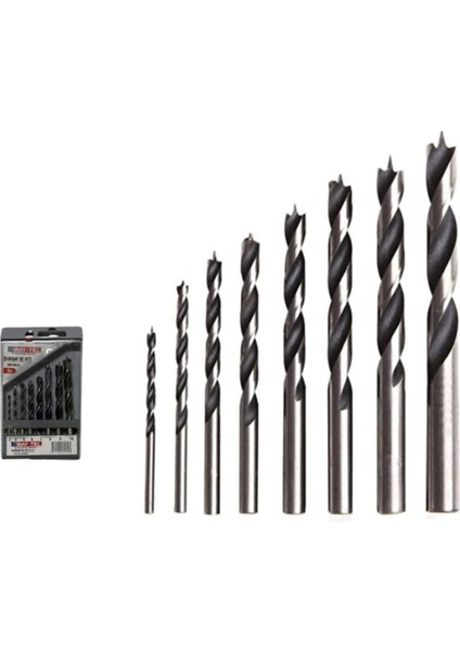 8 Parça Ahşap Metal Delme Uç Seti Hss Uç Seti MU1803
