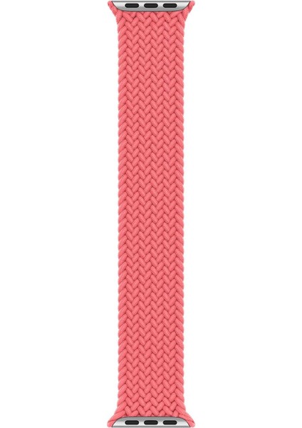 Series 4 44MM Için Kordon, (Large Size, 160MM) Knitted Fabric Loop Pembe