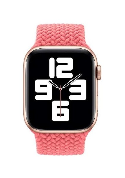 Series 4 44MM Için Kordon, (Large Size, 160MM) Knitted Fabric Loop Pembe fiyatları