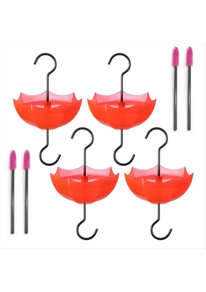 Sinek kuşu besleyici tuzağı kancaları Dışarıdaki sinek kuşu besleyicileri için çok fonksiyonlu açık depolama rafı karınca karınca koruyucusu (Yurt Dışından)