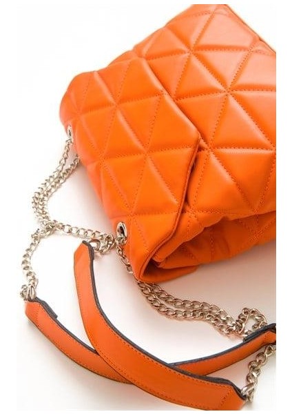 Kadın MLNY Turuncu Kapitone Çanta
