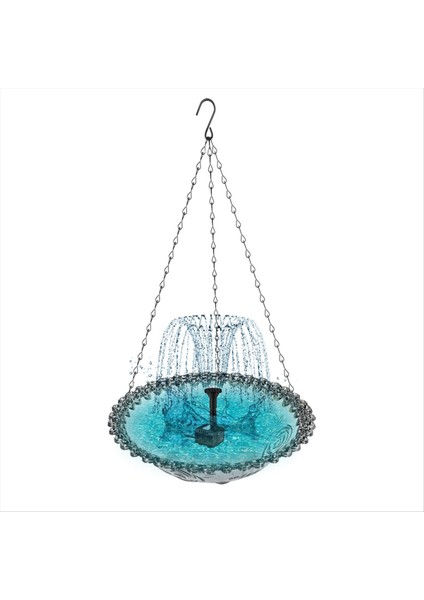 Güneş Çeşmesi ile Asılı Kuş Banyosu Güneş Kuş Banyosu Çeşmeleri Dış Hava Gri İçin Asılı Kuş Banyoları (Yurt Dışından)