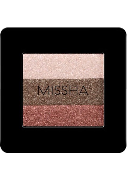 Mıssha Yumuşak Dokulu, Dökülme Yapmayan 3 Renkli Göz Farı Triple Shadow No.20 (Vintage Coin)