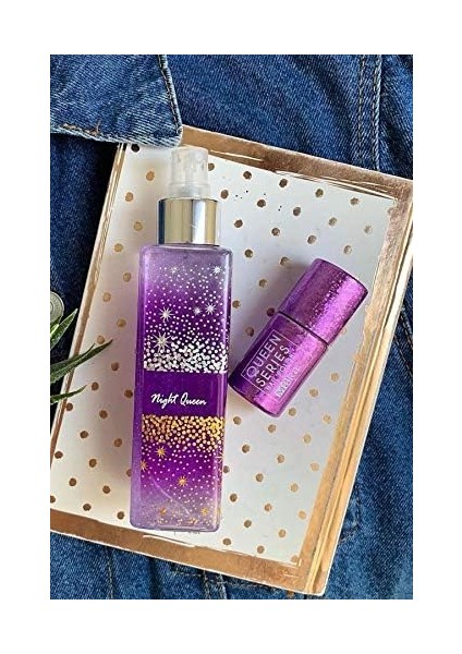 Mara Kozmetik IMM212.267 Night Queen Diamond Shimmer Mist Vücut Spreyi Silver modelleri