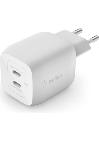 45 W Usb-C Şarj Cihazı, 2 Bağlantı Noktalı, Power Delivery 3.0 ve Gan Teknolojisi ile 14/14 Plus, 13, Pro, Pro Max, Mini, iPad Pro 12.9, 11, Macbook, Galaxy S22, Tab Vb. Için Hızlı Şarj
