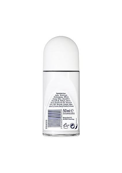 Nıvea Kadın Roll-On Deodorant Powder Touch 50ML, Koltuk Altı Koruma, Ter ve Ter Kokusuna Karşı 48 Saat Deodorant Koruması