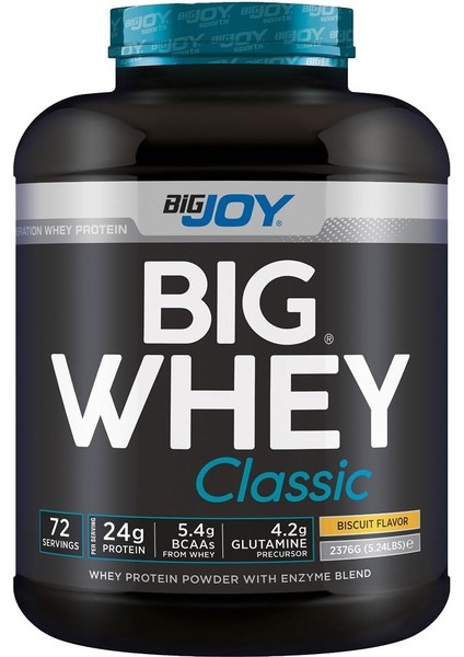 Bigjoy Sports Big Whey Classic Whey Protein, Bisküvi, 2376GR