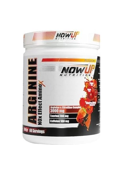 Nowup Nutrıtıon Arginine Tozu 360 gr – Vişne & Böğürtlen Aromalı - 60 Servis - Antrenman Öncesi Takviye fiyatları